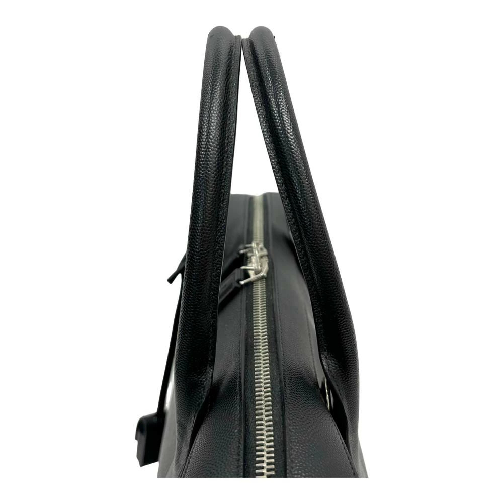 Saint Laurent Business Bag Leather Black Shoulder Handbag - Picture 8 of 10